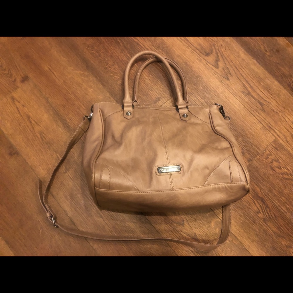 Steve Madden taupe tote bag